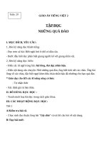 Giáo án Tiếng Việt 2 tuần 29 bài: Tập đọc  Những quả đào