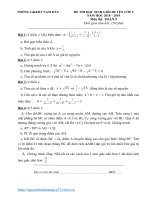 HSG TOÁN 9 NAM đàn 2018  2019 