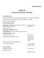 Giáo án Tiếng Việt 2 tuần 30 bài: Chính tả (Nghe  viết)  Ai ngoan sẽ được thưởng, phân biệt TRCH, ÊTÊCH