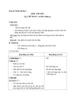 Giáo án Tiếng Việt 2 tuần 29 bài: Tập viết  Chữ hoa A (kiểu 2)