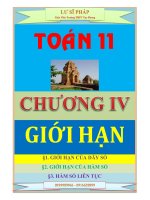 Lý thuyết và bài tập chuyên đề giới hạn – lư sĩ pháp 