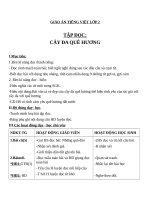 Giáo án Tiếng Việt 2 tuần 29 bài: Tập đọc  Cây đa quê hương