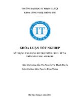 Khóa luận Xây dựng ứng dụng hỗ trọ trình chiếu từ xa trên nền tảng android