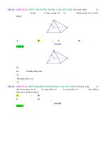 D02   xác định quan hệ vuông góc giữa đường thẳng và mặt phẳng, đường thẳng và đường thẳng   muc do 2 