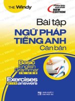 Ebook Bài tập ngữ pháp tiếng Anh căn bản: Phần 1