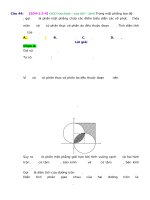 D02   biểu diễn hình học cơ bản của số phức   muc do 4 