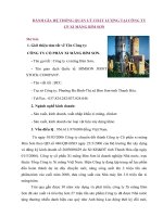 Đánh gía hệ thống quản lý chất lượng tại công ty CP xi măng bỉm sơn