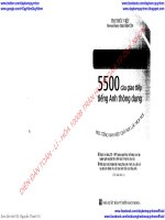 Ebook 5500 câu giao tiếp tiếng Anh thông dụng: Phần 1