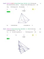 D03   khoảng cách từ một điểm đến một mặt phẳng   muc do 2 