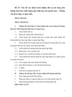 LUẬN VĂN .LUẬT DÂN SỰ: Vấn đề xác định trách nhiệm dân sự do hàng hóa không đảm bảo chất lượng gây thiệt hại cho người mua – Những vấn đề lý luận và thực tiễn.