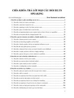 Chìa khóa trả lời mọi câu hỏi IELTS speaking