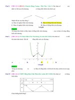 D02   xét tính đơn điệu dựa vào bảng biến thiên, đồ thị   muc do 1 