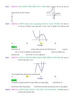 D03   biện luận số giao điểm dựa vào đồ thị, bảng biến thiên   muc do 1 