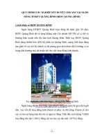 Quy trình tác nghiệp xét duyệt cho vay tại ngân hàng ĐTPT quảng bình (BIDV QUẢNG BÌNH) 