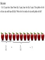 Bài giảng phép cộng phân số