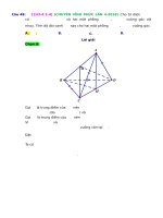 D02   xác định quan hệ vuông góc giữa mặt phẳng và mặt phẳng, đường thẳng và mặt phẳng   muc do 4 