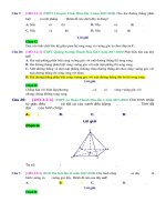 D02   xác định quan hệ vuông góc giữa đường thẳng và mặt phẳng, đường thẳng và đường thẳng   muc do 1 