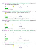 D01   định nghĩa, tính chất và nguyên hàm cơ bản   muc do 1 