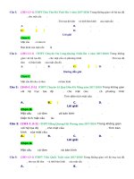 D03   phương trình mặt cầu (xác định tâm, bán kính, viết PT mặt cầu đơn giản, vị trí tương đối hai mặt cầu, điểm đến mặt cầu, đơn giản)   muc do 1 