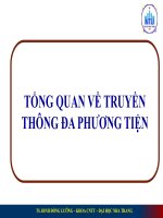 TỔNG QUAN VỀ TRUYỀN THÔNG ĐA PHƯƠNG TIỆN