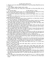 BAI TAP DIEN PHAN HÓA HỌC 12