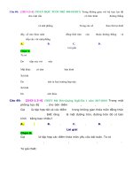 D03   phương trình mặt cầu (xác định tâm, bán kính, viết PT mặt cầu đơn giản, vị trí tương đối hai mặt cầu, điểm đến mặt cầu, đơn giản)   muc do 4 