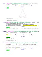 D01   bài toán sử dụng định nghĩa, tính chất, vị trí tương đối   muc do 2 