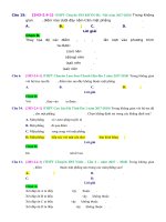 D04   tìm tọa độ điểm liên quan đến mặt phẳng   muc do 1 