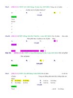 D01   thực hiện phép tính cộng, trừ, nhân số phức   muc do 2 