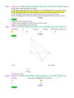 D02   xác định quan hệ vuông góc giữa mặt phẳng và mặt phẳng, đường thẳng và mặt phẳng   muc do 1 