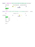 D01   biểu diễn dãy số, tìm công thức tổng quát dãy số   muc do 2 