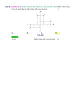 D04   bài toán tập hợp điểm số phức (không sử dụng phép chia)   muc do 1 