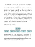 Quy trình mua sắm hàng hóa vật tư tại nhà máy đường NATL 