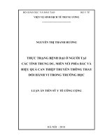Thực trạng bệnh dại ở người tại các tỉnh trung du, miền núi phía bắc và hiệu quả can thiệp truyền thông thay đổi hành vi trong trường học 