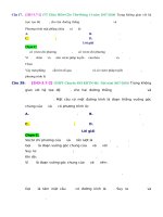 D07   bài toán liên quan giữa đường thẳng   mặt phẳng   mặt cầu   muc do 2 