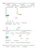 D07   vị trí tương đối giữa hai mặt phẳng, giữa mặt cầu và mặt phẳng   muc do 3 