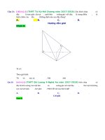 D02   xác định quan hệ vuông góc giữa mặt phẳng và mặt phẳng, đường thẳng và mặt phẳng   muc do 2 