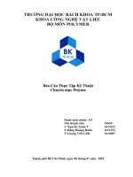 báo cáo thực tập kỹ thuật công ty cổ phần bao bì Sài Gòn