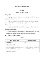 Giáo án Tiếng Việt 2 tuần 26 bài: Tập đọc  Tôm Càng và Cá Con