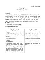 Giáo án Tiếng Việt 2 tuần 26 bài: Tập đọc  Tôm Càng và Cá Con