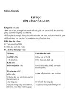 Giáo án Tiếng Việt 2 tuần 26 bài: Tập đọc  Tôm Càng và Cá Con