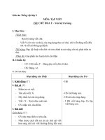 Giáo án Tiếng Việt 2 tuần 28 bài: Tập viết  Chữ hoa Y