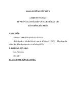 Giáo án Tiếng Việt 2 tuần 28 bài: Luyện từ và câu  Mở rộng vốn từ: Từ ngữ về cây cối, đặt và trả lời câu hỏi Để làm gì? Dấu chấm, dấu phẩy