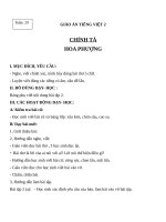 Giáo án Tiếng Việt 2 tuần 29 bài: Chính tả  Nghe  viết: Hoa phượng. Phân biệt SX, ININH