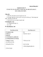 Giáo án Tiếng Việt 2 tuần 28 bài: Luyện từ và câu  Mở rộng vốn từ: Từ ngữ về cây cối, đặt và trả lời câu hỏi Để làm gì? Dấu chấm, dấu phẩy