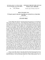 BÁO CÁO QUỐC GIA Về công tác quản lý nhà nước trong lĩnh vực an toàn bức xạ và hạt nhân năm 2016