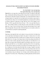 ÁP DỤNG KỸ THUẬT TRÍ TUỆ NHÂN TẠO TRONG XÂY DỰNG MÔ HÌNH  CHẤM ĐIỂM TÍN DỤNG