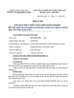 skkn một số GIẢI PHÁP GIÚP đở học SINH CHƯA HOÀN THÀNH học tốt môn TOÁN lớp 2 