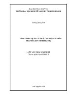 Tăng cường quản lý thuế thu nhập cá nhân trên địa bàn tỉnh phú thọ 