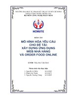 mô hình hóa yêu cầu cho đề tài xây dựng ứng dụng web nhà hàng và order food online 